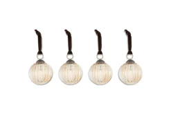Baubles & Tree Decorations|Shades Of Nature^Nkuku Betini Baubles - Gold (Set of 4)