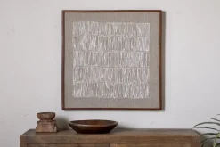 Wall Art^Nkuku Birala Hand Stitched Wall Art - Natural