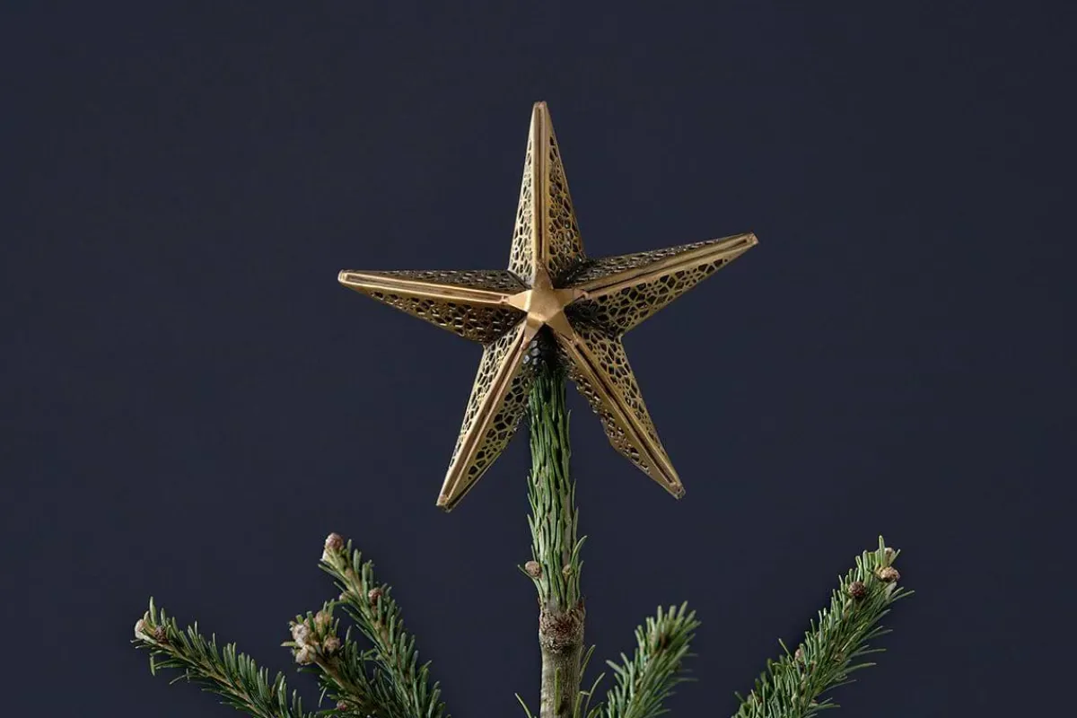 Tree Toppers|Baubles & Tree Decorations^Nkuku Bishakha Star Tree Topper