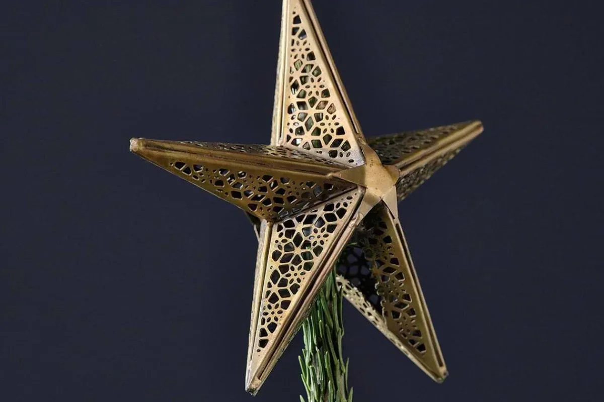 Tree Toppers|Baubles & Tree Decorations^Nkuku Bishakha Star Tree Topper