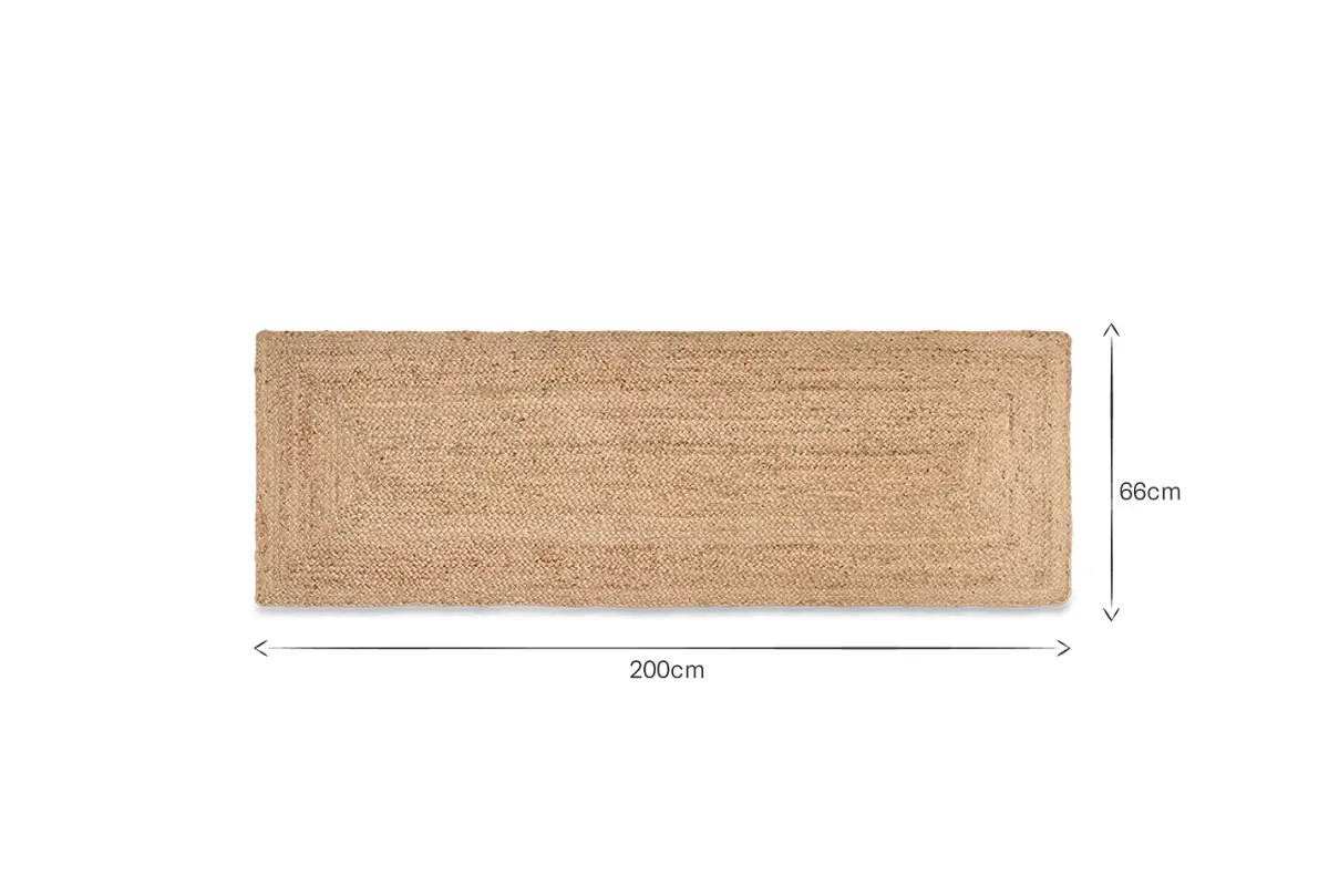Runners^Nkuku Braided Hemp Floor Runner