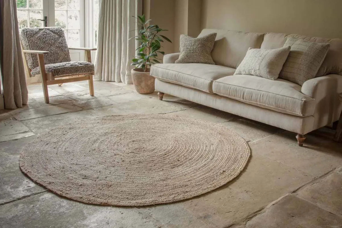 Rugs^Nkuku Braided Hemp Rug - Round