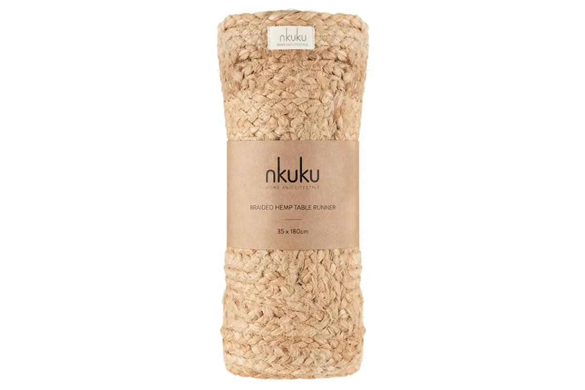 Table Settings & Linens^Nkuku Braided Hemp Table Runner