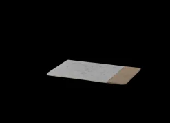 Pantry|Trays & Platters^Nkuku Bwari Long Marble Serving Board - White