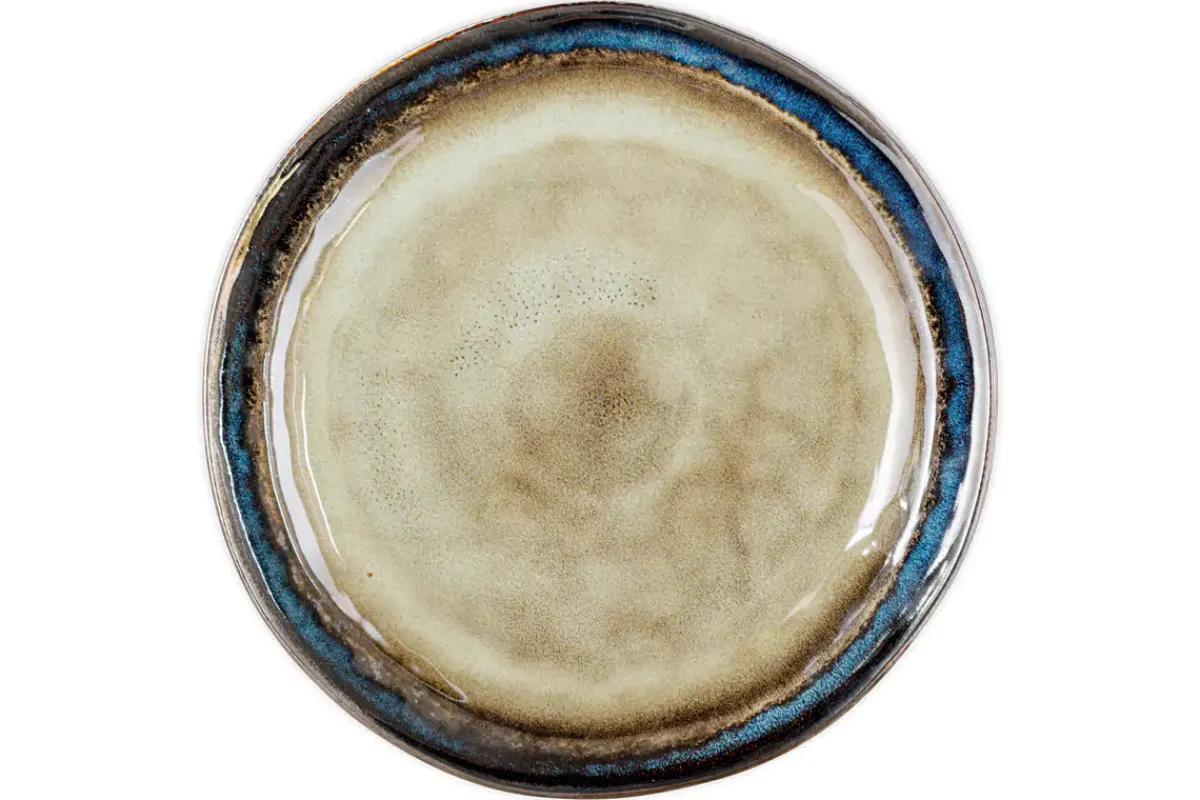 Plates^Nkuku Cali Dinner Plate - Earth Blue