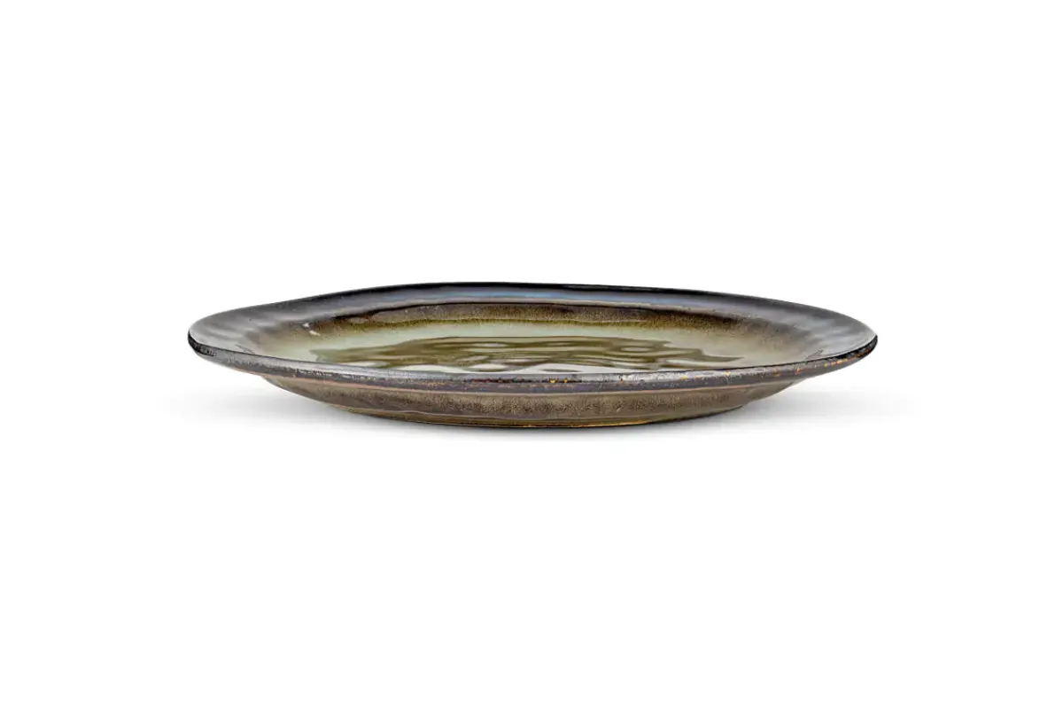 Plates^Nkuku Cali Dinner Plate - Earth Blue