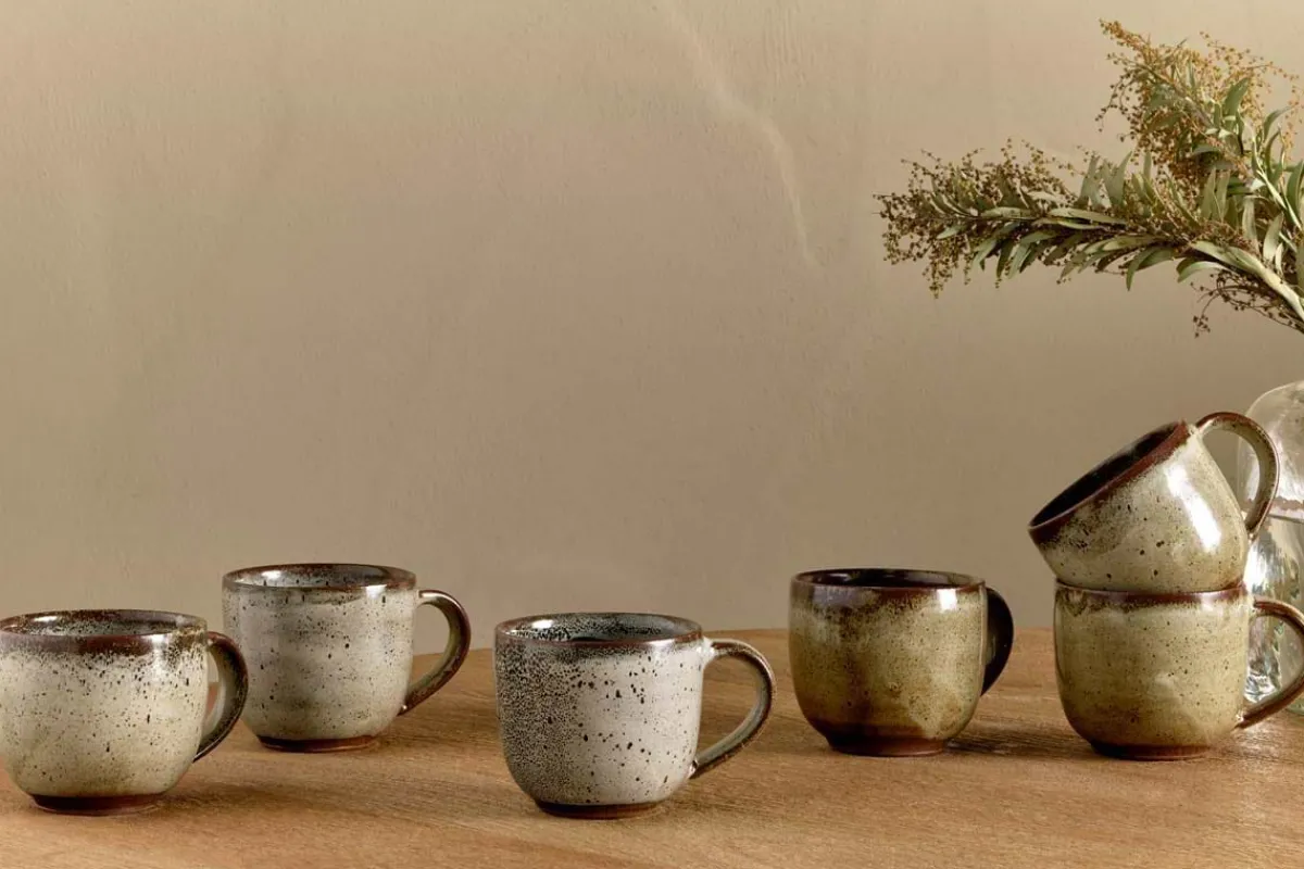 Mugs^Nkuku Cam Coffee Mug - Mocha (Set of 2)
