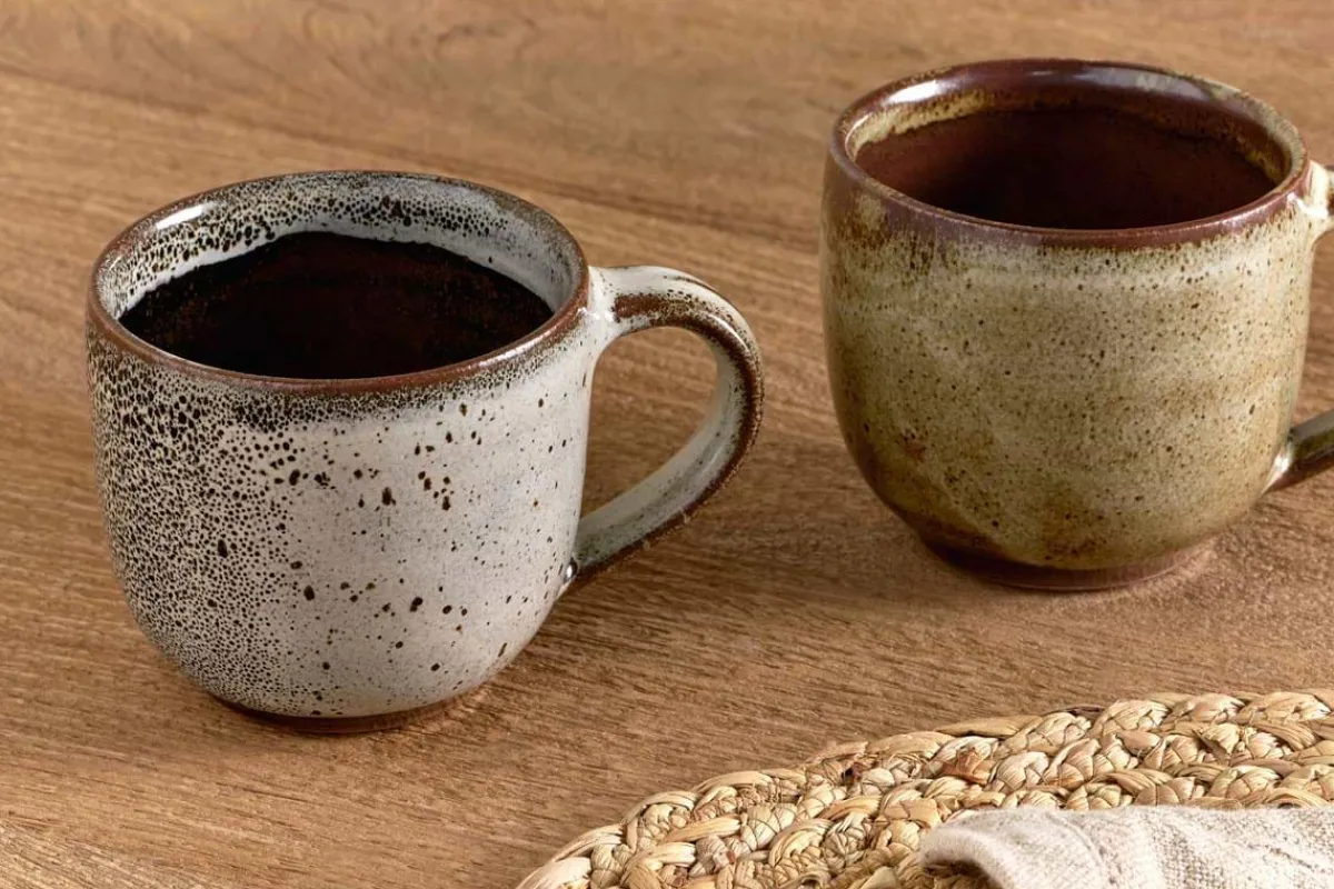 Mugs^Nkuku Cam Coffee Mug - Mocha (Set of 2)