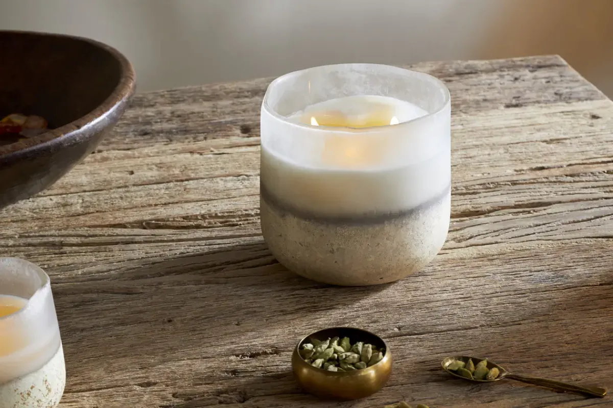 Home Fragrance|Candles^Nkuku Cardamom & Amber 3 Wick Scented Candle