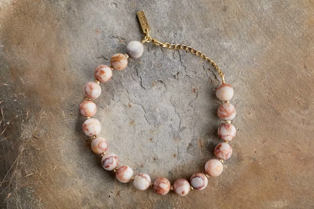 Jewellery & Jewellery Boxes|Jewellery^Nkuku Cerita Bracelet - Rhodochrosite