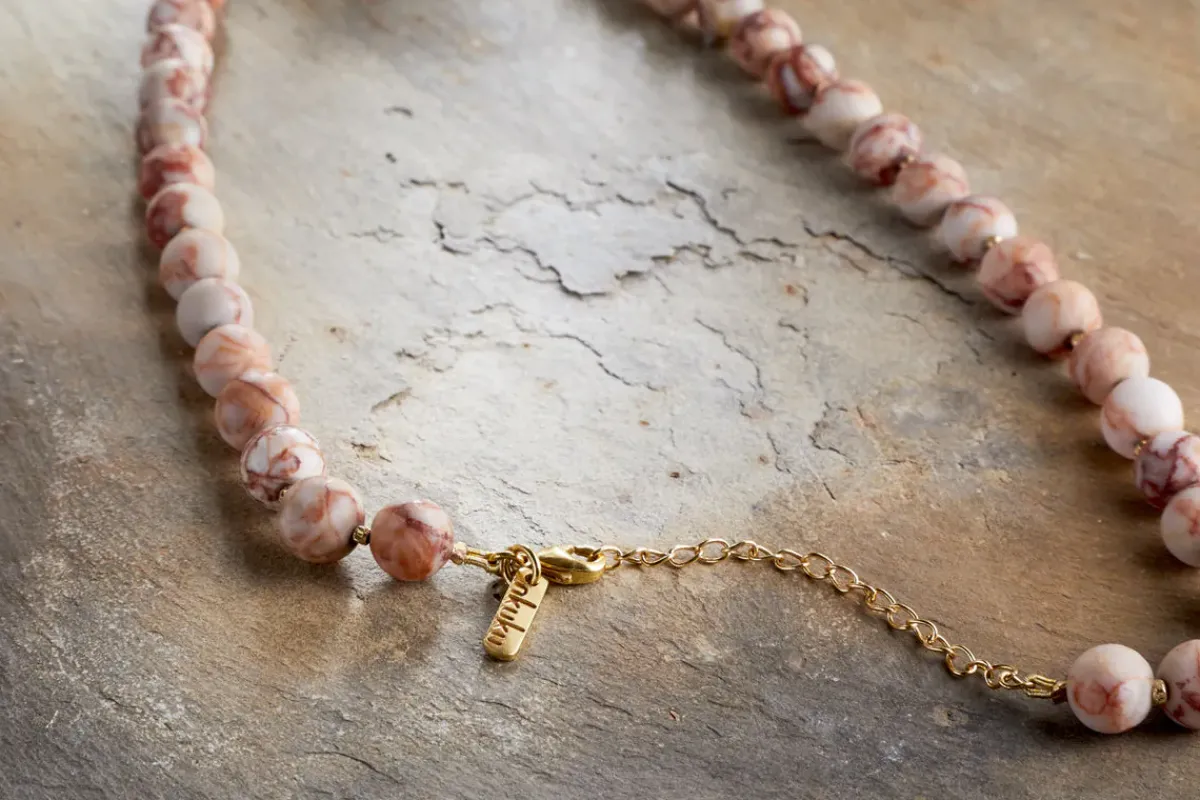 Jewellery & Jewellery Boxes|Jewellery^Nkuku Cerita Necklace - Rhodochrosite