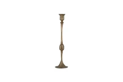 Decorative Home Accessories|Fireside^Nkuku Chaipat Candlestick - Antique Brass