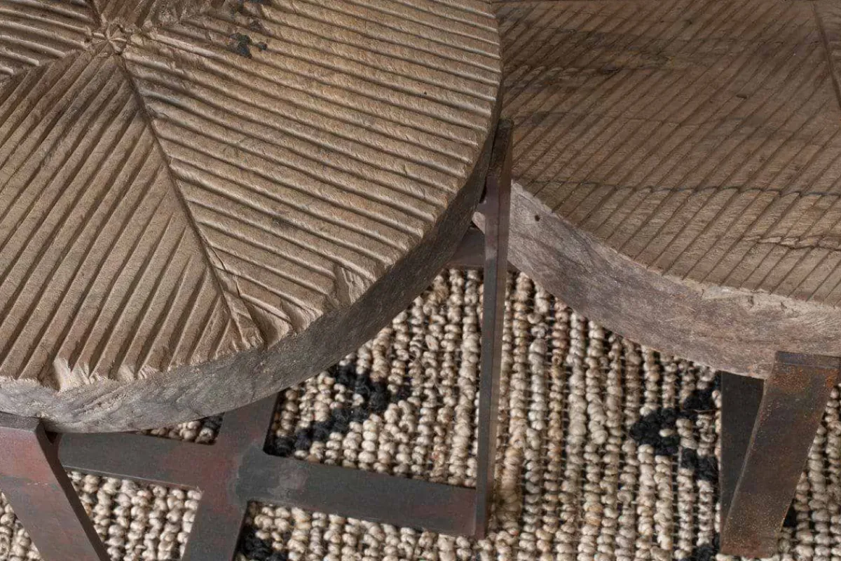 Living|Beside Tables^Nkuku Chakala Wooden Side Table
