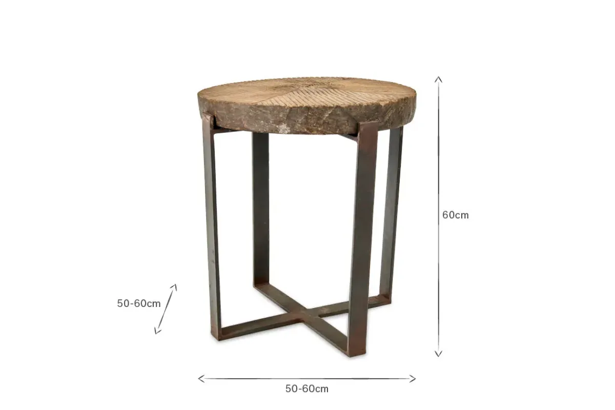Living|Beside Tables^Nkuku Chakala Wooden Side Table