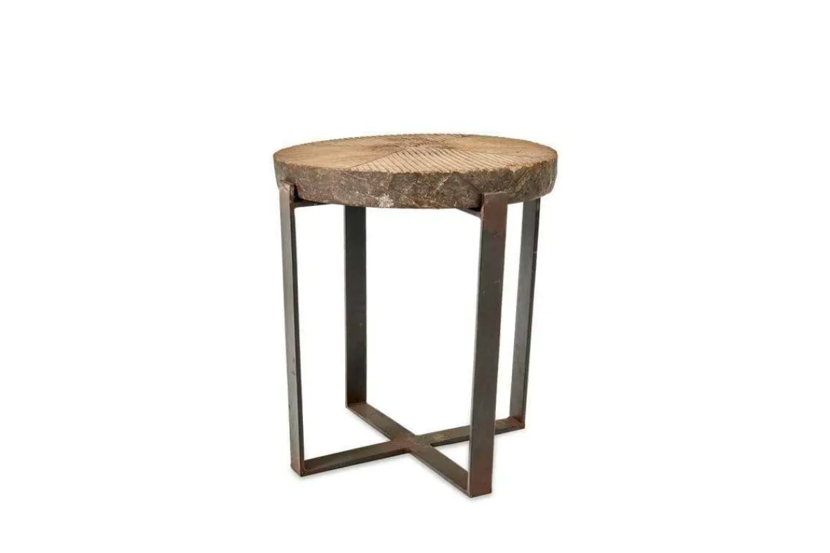 Living|Beside Tables^Nkuku Chakala Wooden Side Table