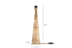 Table Lamps^Nkuku Chameli Mango Wood Table Lamp - Natural