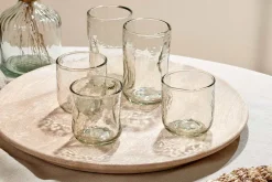 Barware|Everyday Glassware^Nkuku Chandani Tumbler Tall - Clear - (Set of 4)