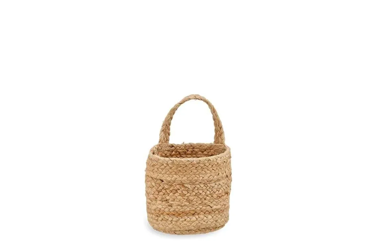 Baskets|Bathroom Accessories^Nkuku Chapad Hemp Wide Wall Hung Basket