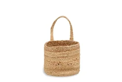 Baskets|Bathroom Accessories^Nkuku Chapad Hemp Wide Wall Hung Basket