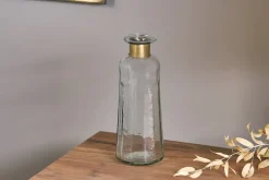 Decorative Home Accessories|Vases^Nkuku Chara Hammered Bottle - Decorative