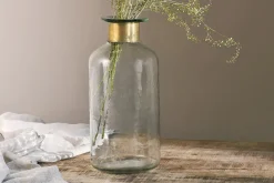 Decorative Home Accessories|Vases^Nkuku Chara Hammered Bottle - Hammered
