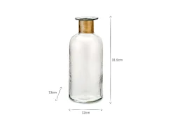 Decorative Home Accessories|Vases^Nkuku Chara Hammered Bottle - Hammered