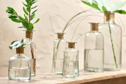 Decorative Home Accessories|Vases^Nkuku Chara Hammered Bottle - Lines - Small