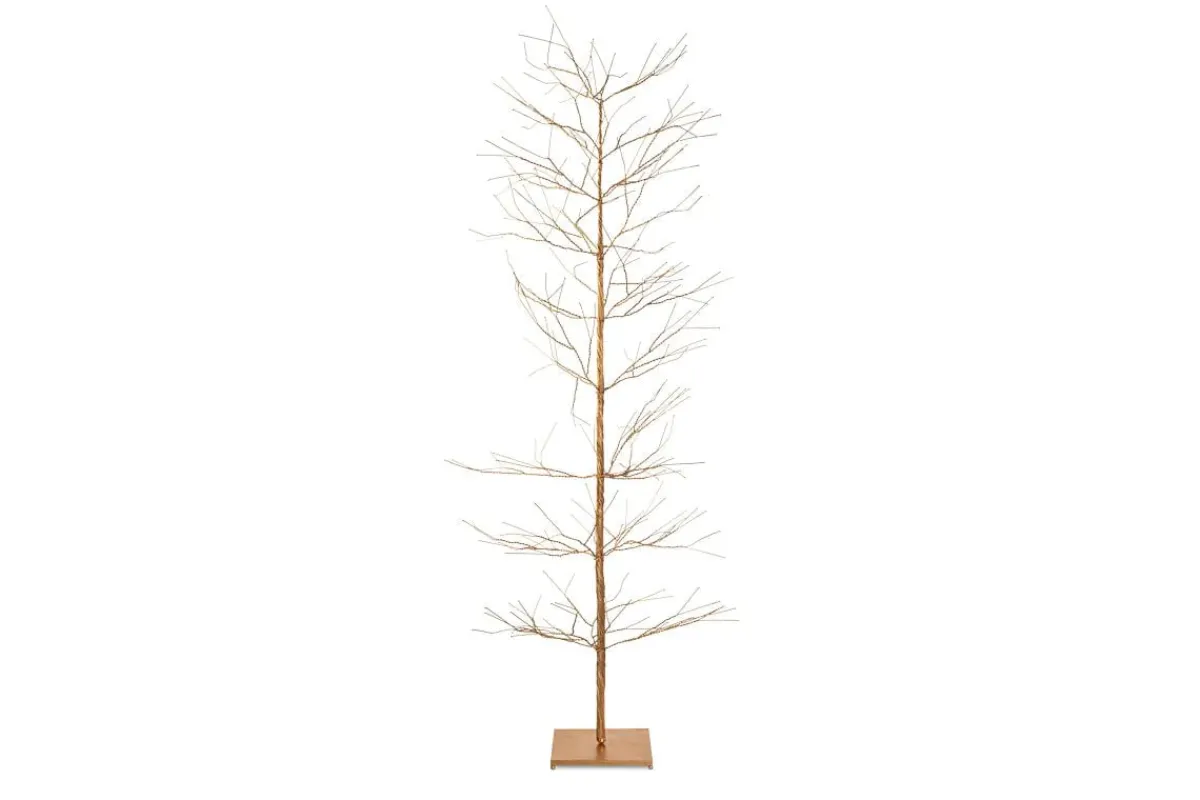 Winter Berries^Nkuku Charida Base Wire Tree - Brass - Extra Large