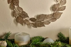 Wreaths & Garlands|Shades Of Nature^Nkuku Charita Wreath - Antique Brass