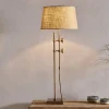 Table Lamps^Nkuku Chintala Iron Table Lamp - Antique Brass