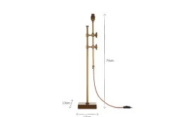 Table Lamps^Nkuku Chintala Iron Table Lamp - Antique Brass