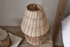 Bedside Lamps|Table Lamps^Nkuku Cija Rattan Table Lamp - Natural