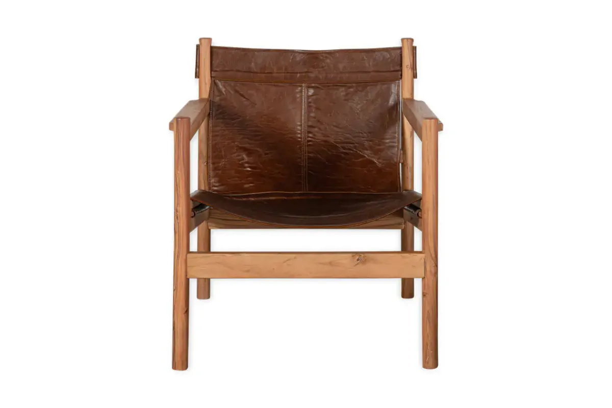 Living|Occasional Chairs^Nkuku Dalibar Leather Lounger - Tan