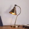 Desk Lamps^Nkuku Damba Desk Lamp - Antique Brass