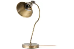 Desk Lamps^Nkuku Damba Desk Lamp - Antique Brass
