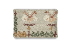 Decorative Home Accessories|Bedroom Textiles^Nkuku Dantri Jute & Cotton Cushion Cover - Soft Grey