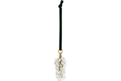 New Christmas|Bright Christmas^Nkuku Danvi Glass Drop Baubles - Brass & Clear (Set of 3)