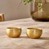 Candle Holders|Candles & Candleholders^Nkuku Darani Tealights - Antique Brass (Set of 2)
