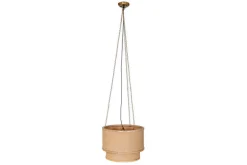 Pendant Shades|Pendant Lighting^Nkuku Darat Mango Wood & Jute Pendant - Natural