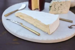 Cheese Board & Knives|Serving Cutlery^Nkuku Darsa Cheese Knife Set - Brushed Gold (Set of 4)