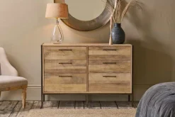 Home Office|Bedroom^Nkuku Dasai Mango Wood Chest of Drawers