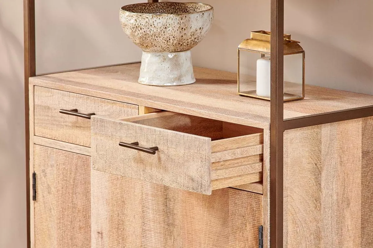 Home Office|Hallway & Bootroom^Nkuku Dasai Mango Wood Storage Unit