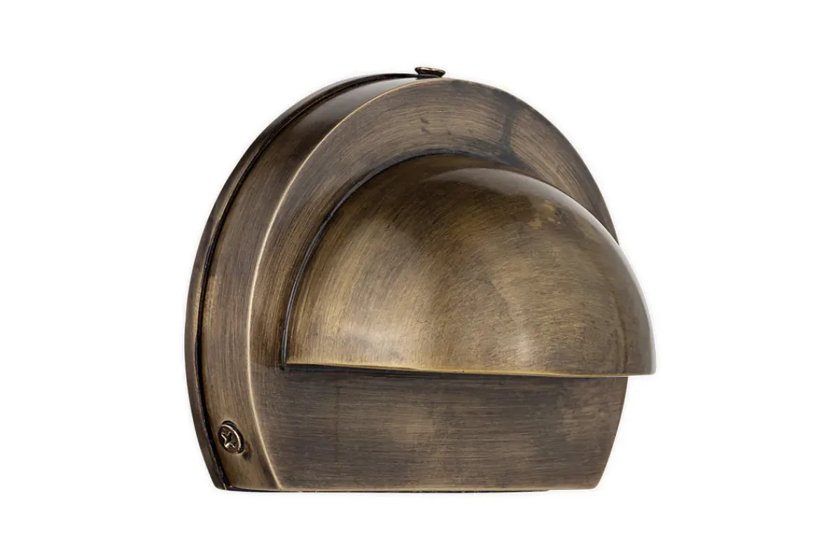 Outdoor Lights^Nkuku Datu Outdoor Wall Lamp - Antique Brass