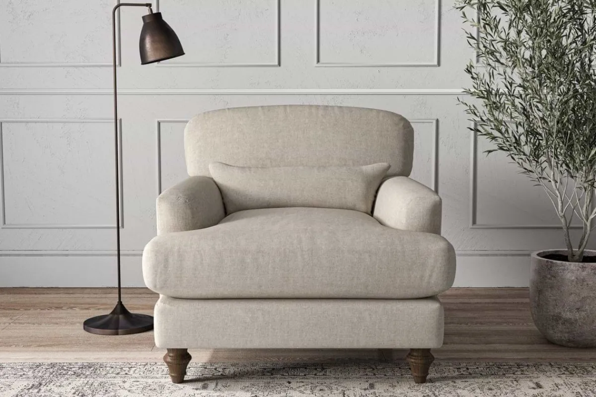 Sofa Collections|Living^Nkuku Deni Armchair Brera Linen Natural