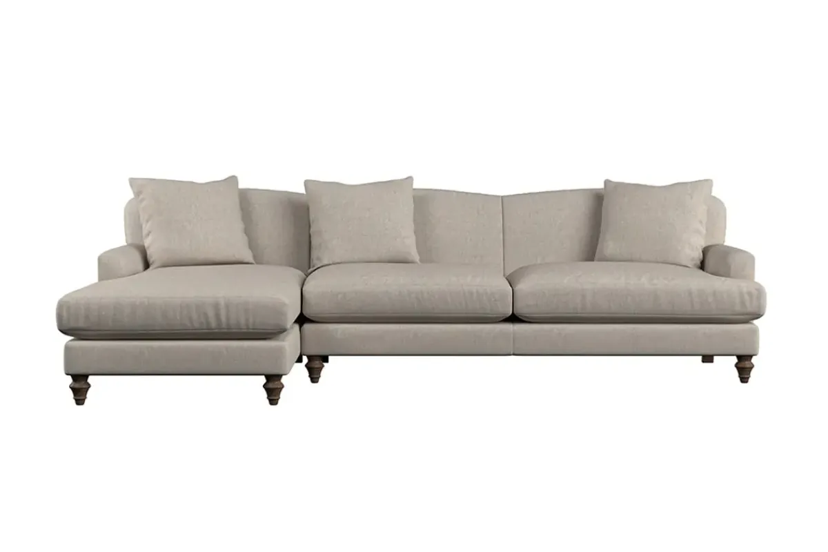 Sofa Collections^Nkuku Deni Grand Left Hand Chaise Sofa Brera Linen Natural