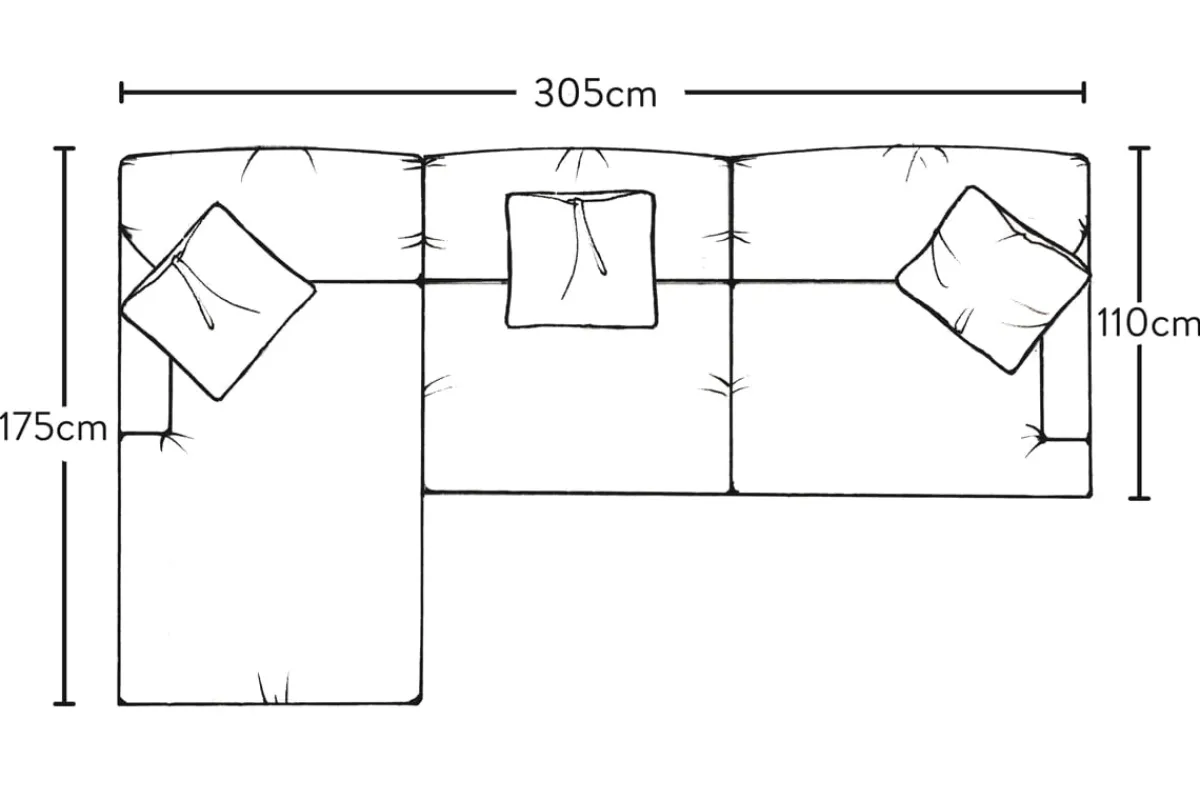 Sofa Collections^Nkuku Deni Grand Left Hand Chaise Sofa Brera Linen Natural