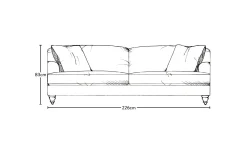 Sofa Collections^Nkuku Deni Grand Sofa Brera Linen Natural