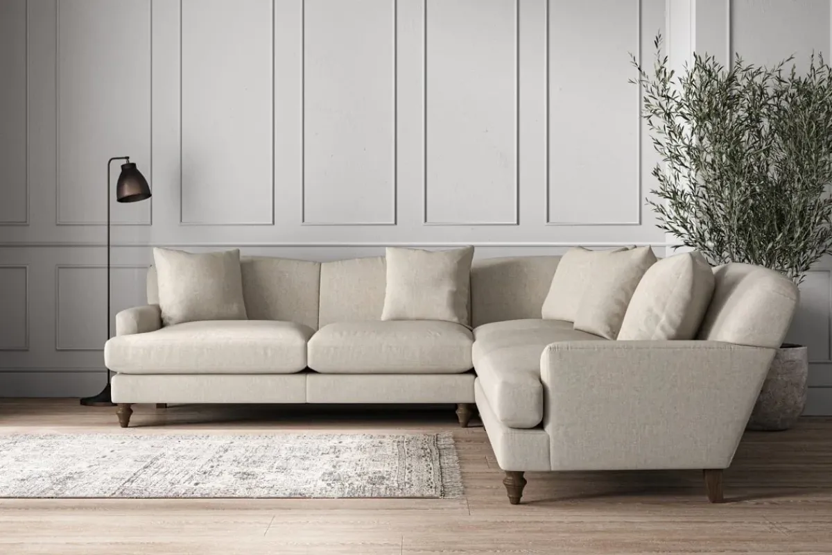 Corner Sofas|Sofa Collections^Nkuku Deni Large Corner Sofa Brera Linen Natural