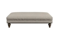 Made To Order Armchairs|Sofa Collections^Nkuku Deni Large Footstool Brera Linen Natural