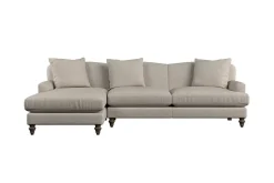 Sofa Collections^Nkuku Deni Large Left Hand Chaise Sofa Brera Linen Natural